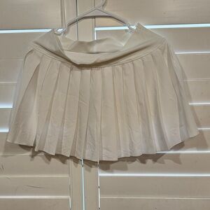 Aerie Classic White Skater Skirt